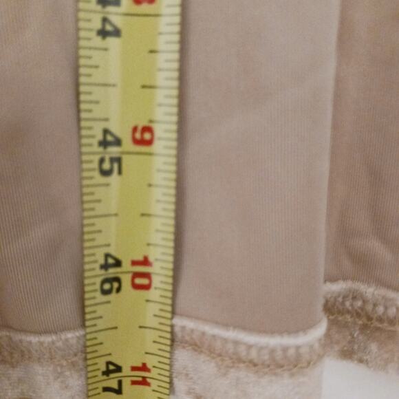 Toby Heart Ginger Velvet Trench Long Jacket Love Indie Sz M Beige Velour Classic - Picture 15 of 16